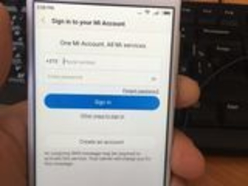 Xiaomi Account Unlock