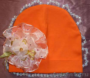 Роскошные шапочки с цветами, бантиками, бабочками от произв. ИП Царьков - Изображение #6, Объявление #770967