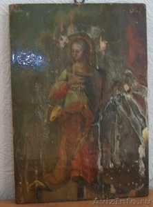 картина Екатерина Вторая (дерево,масло,серебро,позолочение) 1818 года аналога не - Изображение #2, Объявление #1354972