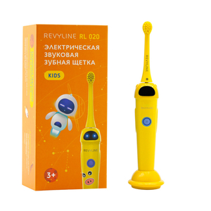 Звуковая зубная щетка Revyline RL 020 Kids в желтом корпусе - Изображение #1, Объявление #1731860